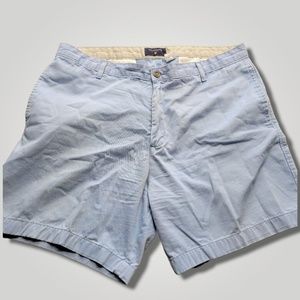 Saddlebred Men's Shorts Cotton 38 Belt Loops Pockets Comfort Walking Shorts Blue